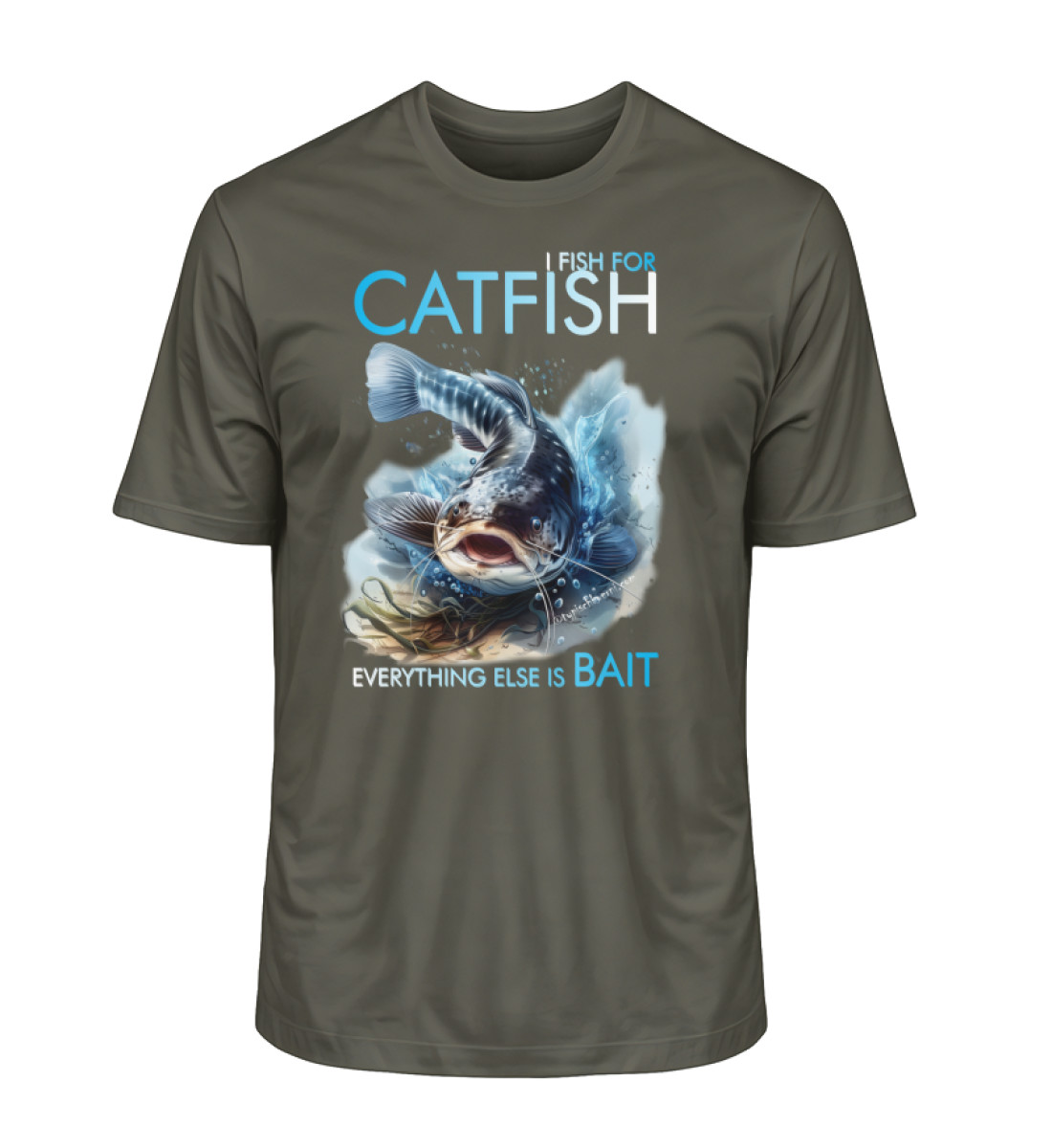 I FISH FOR CATFISH – Unisex Iconic T-Shirt von Stanley/Stella - Herren Premium Organic Shirt 2.0.ST/ST-7151