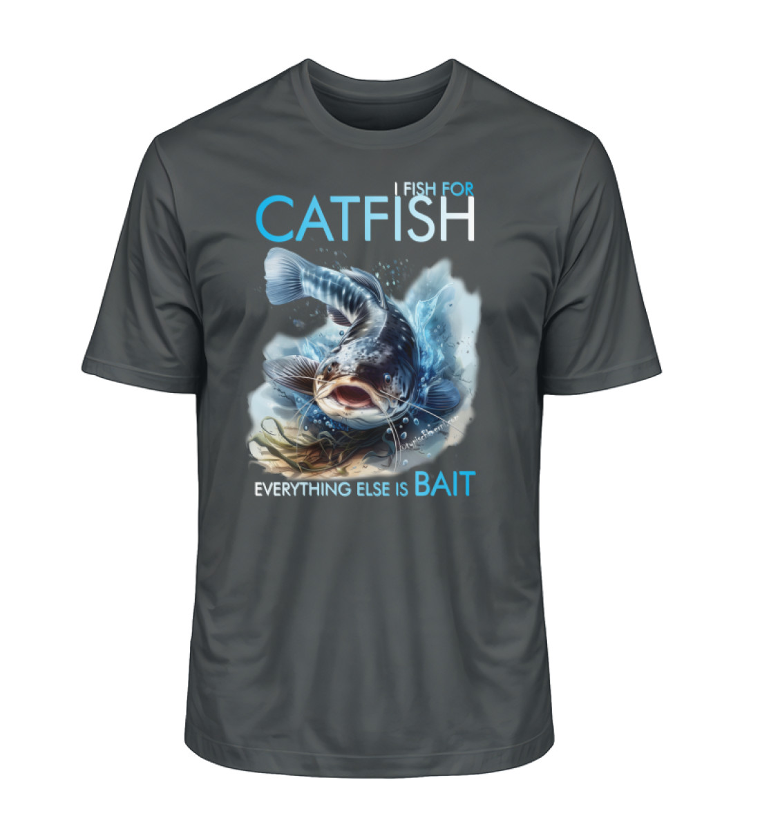 I FISH FOR CATFISH – Unisex Iconic T-Shirt von Stanley/Stella - Herren Premium Organic Shirt 2.0.ST/ST-7147