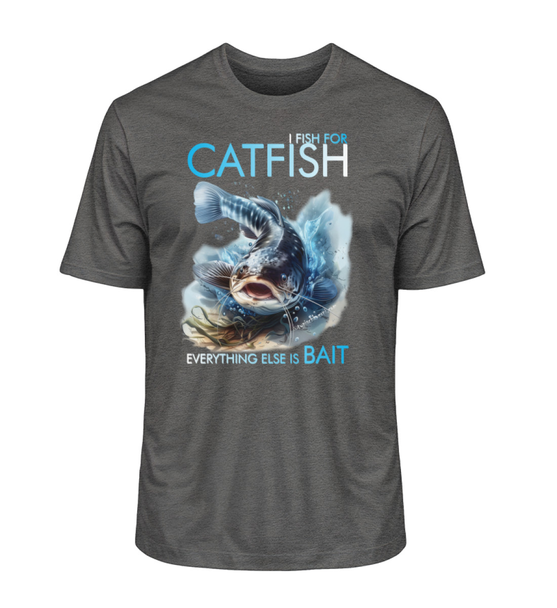 I FISH FOR CATFISH – Unisex Iconic T-Shirt von Stanley/Stella - Herren Premium Organic Shirt 2.0.ST/ST-6898
