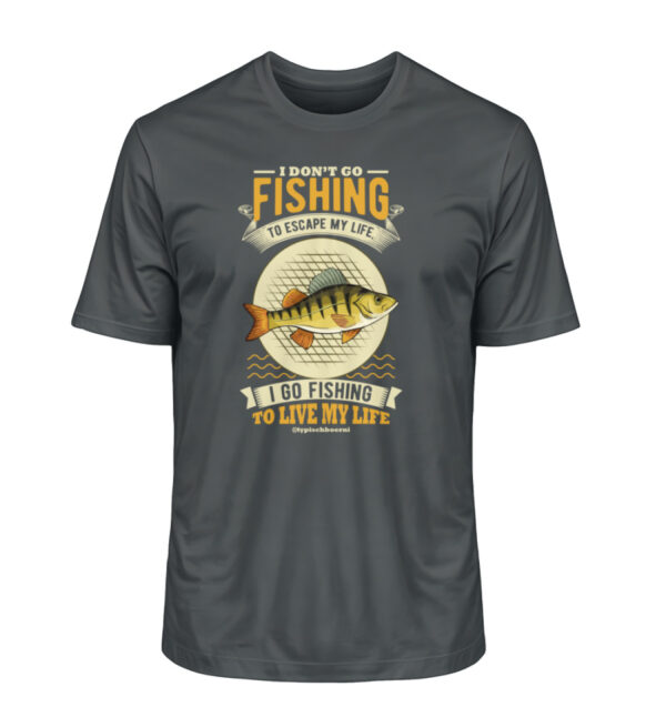 I Don’t Go Fishing to Escape My Life – Unisex Iconic T-Shirt von Stanley/Stella - Herren Premium Organic Shirt 2.0.ST/ST-7147