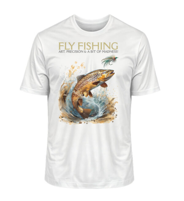 Fly Fishing – Art, Precision & A Bit of Madness! – Unisex Iconic T-Shirt von Stanley/Stella - Herren Premium Organic Shirt 2.0.ST/ST-3
